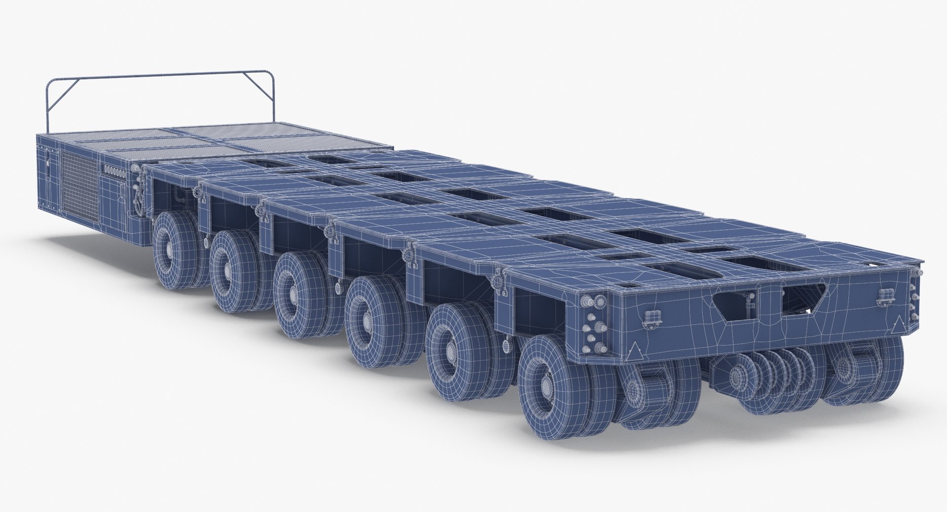 3D 6 Axle Lines Modular - TurboSquid 1709498