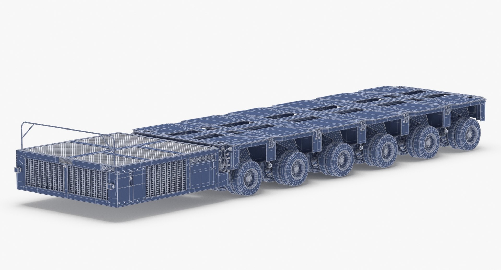 3D 6 Axle Lines Modular - TurboSquid 1709498