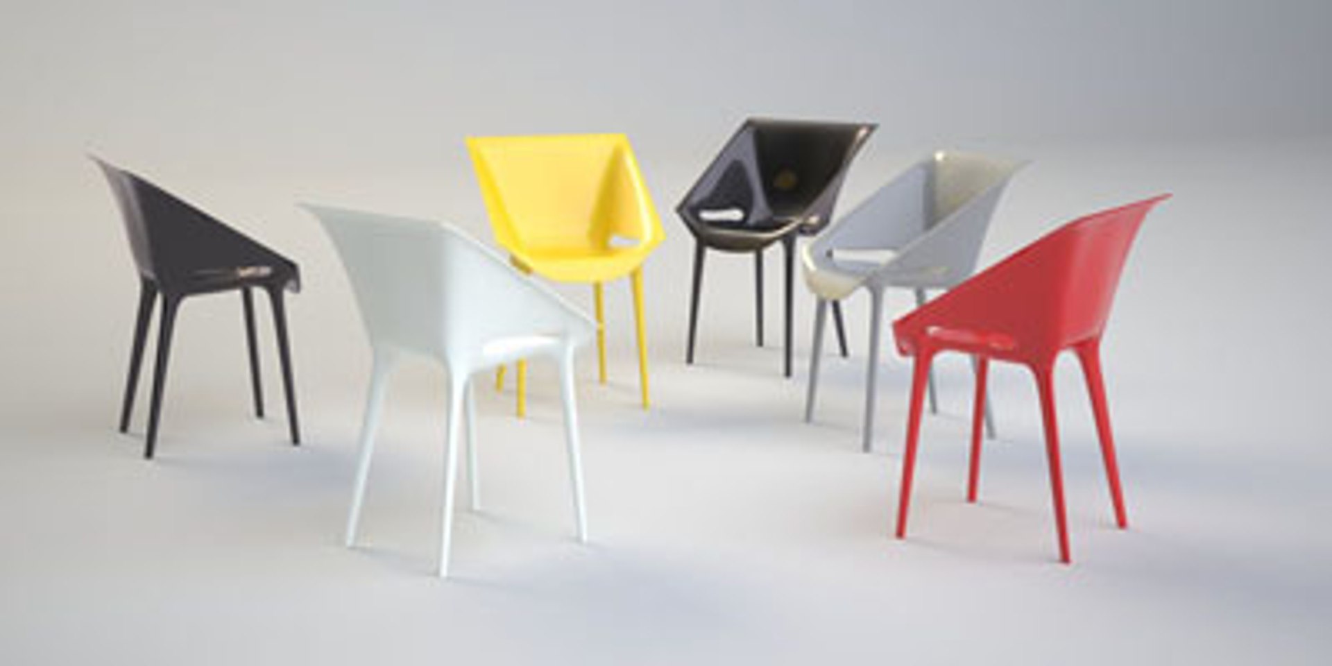 Kartell Dr Yes Chair 3d Model