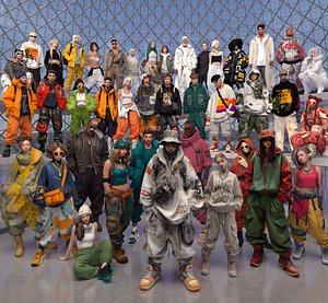 Modern Human Static Characters Collection