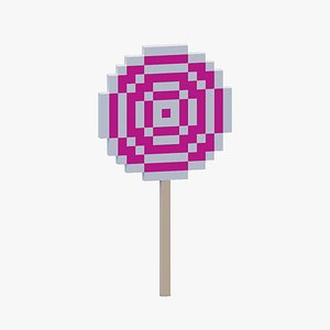 Voxel Candy Lollipop
