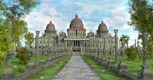 Dome Palace Landscape