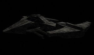 alien ship 3d model