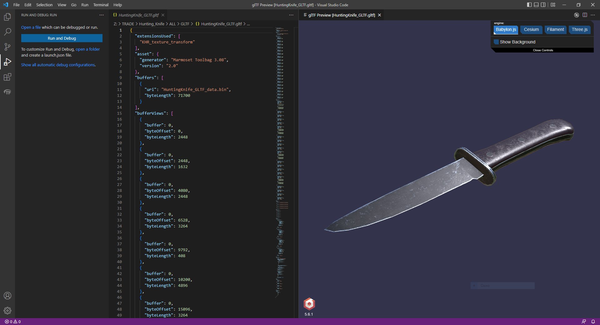 Hunting Knife 3D model https://p.turbosquid.com/ts-thumb/3j/Wedy0K/o8/huntingknife_scr7/png/1656295237/1920x1080/fit_q87/383f63fb1d085c3e91cd798f4728b63228d9fa66/huntingknife_scr7.jpg