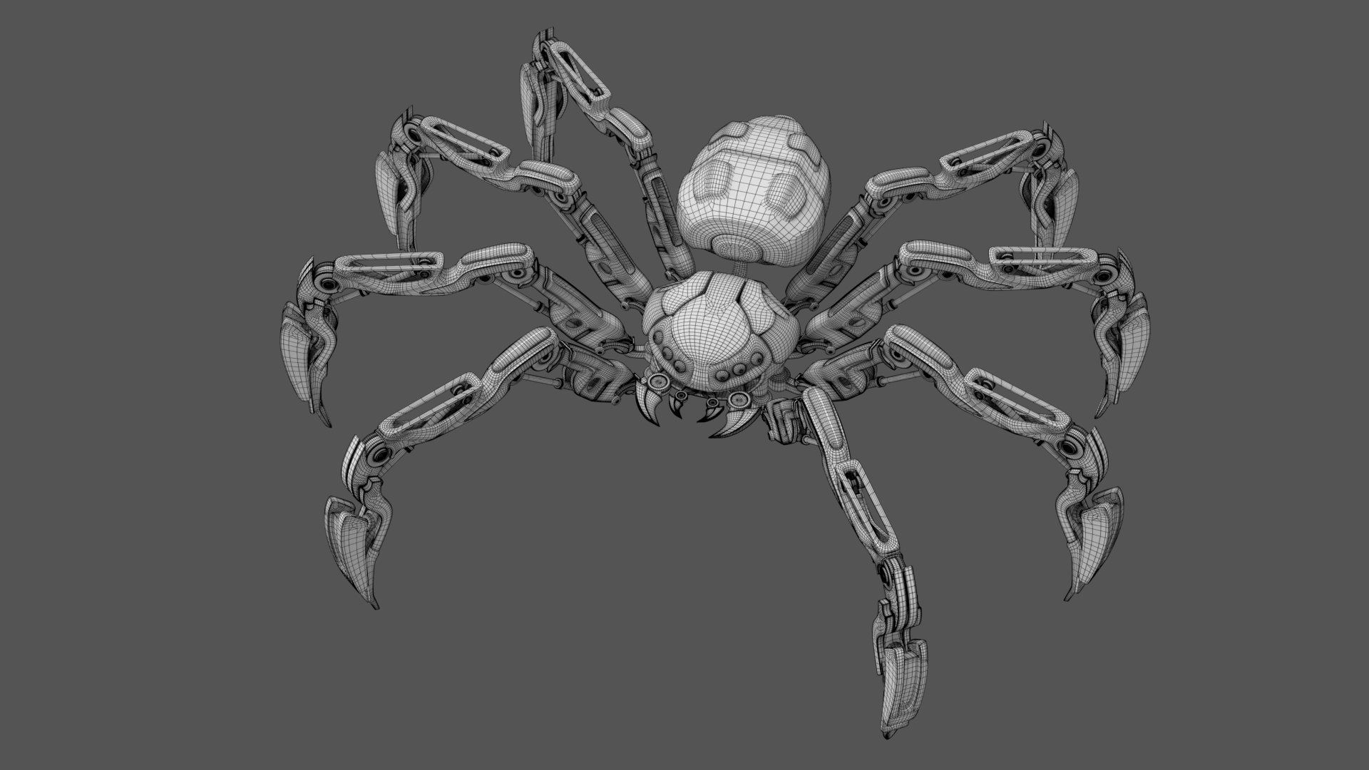 3d model robot spider https://p.turbosquid.com/ts-thumb/3j/YEFqr9/3g/ts_prview_wire_gdg784/jpg/1739556550/1920x1080/fit_q87/d11f30afdd5deeb9350a32b81b46a5eec01f93ed/ts_prview_wire_gdg784.jpg