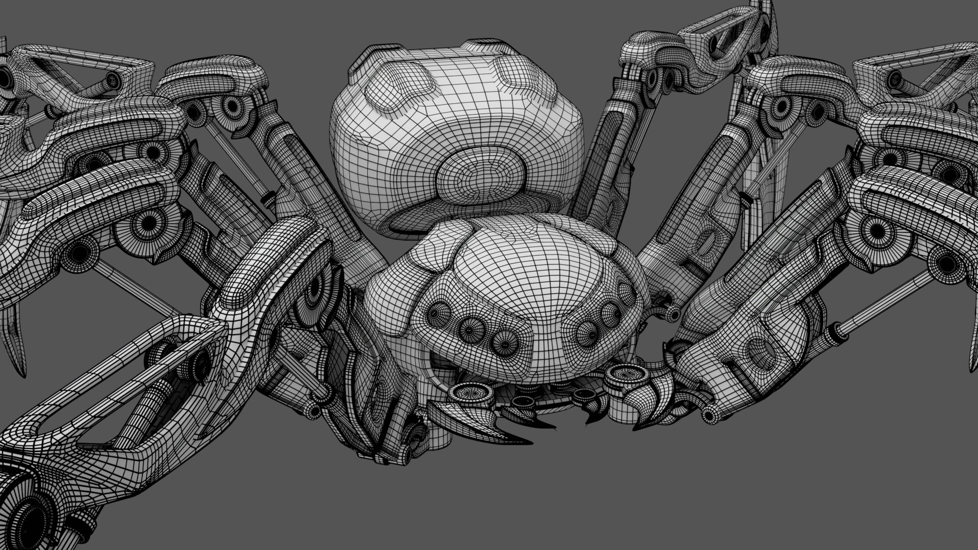 3d model robot spider https://p.turbosquid.com/ts-thumb/3j/YEFqr9/Zc/ts_prview_wire_scc648/jpg/1739556557/1920x1080/fit_q87/edb30c18f8676e4fad6528f3c80a069ddf455fc3/ts_prview_wire_scc648.jpg