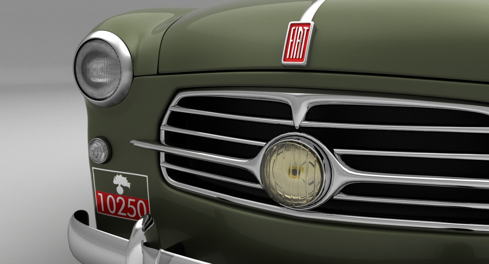 Fiat 1100/103 E Carabinieri 1955 – Rio 4277 1/43, Miniature Neuve