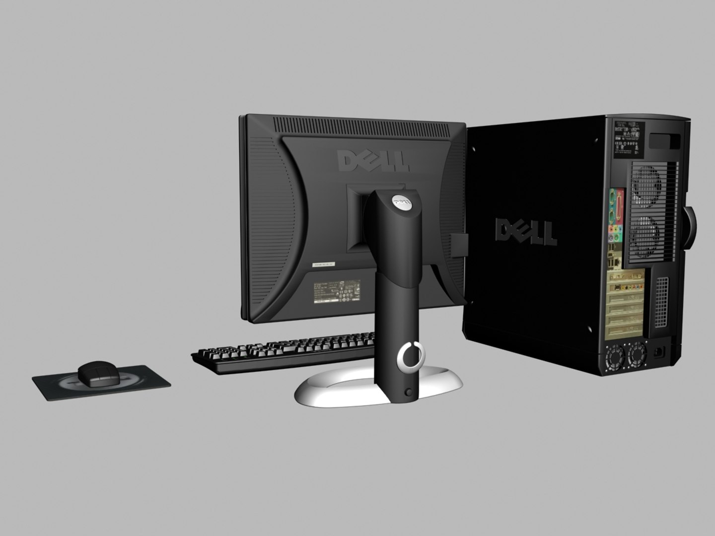 Computer Desktop 3d Model