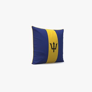 Barbados Flag Pillow