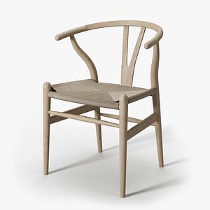 3D model wishbone ch24 chair