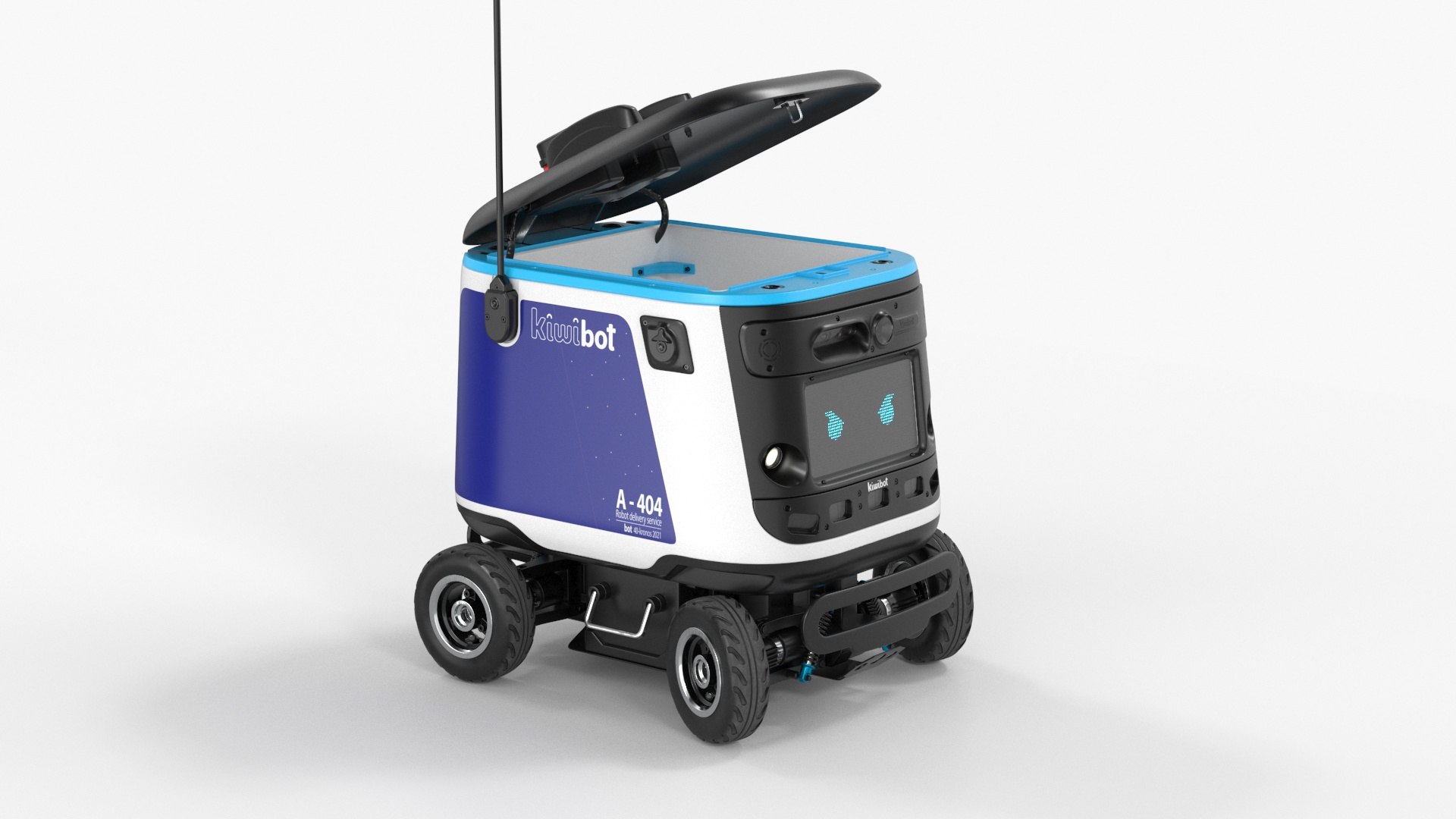 3D Delivery Robot Kiwibot Blue https://p.turbosquid.com/ts-thumb/3j/hKsty8/G7/deliveryrobotkiwibotblue3dsmodel018/jpg/1721279900/1920x1080/fit_q87/1833ccc7e63a8ed3e9dae5656c800f0c60c6274b/deliveryrobotkiwibotblue3dsmodel018.jpg