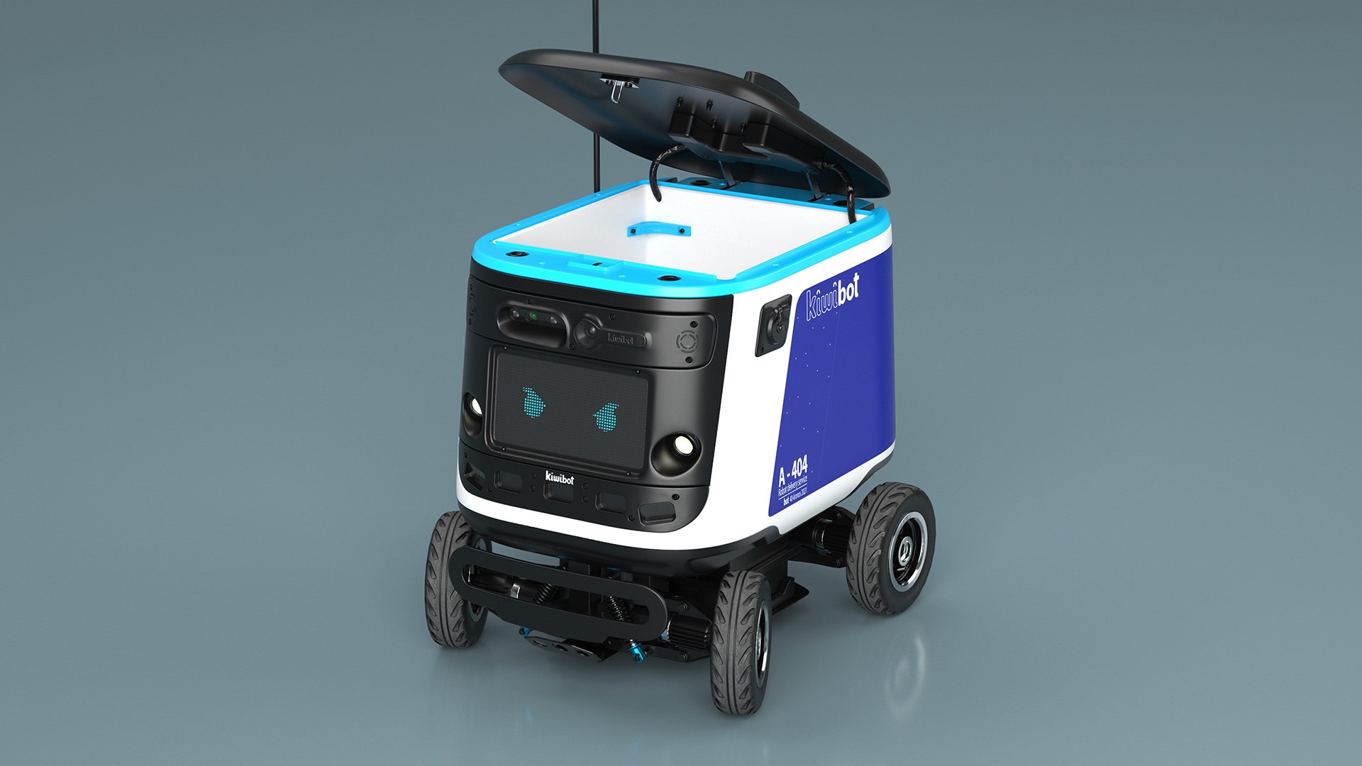 3D Delivery Robot Kiwibot Blue https://p.turbosquid.com/ts-thumb/3j/hKsty8/p3/deliveryrobotkiwibotblue3dsmodel013/jpg/1721279882/1920x1080/fit_q87/a58f03258b69e191efa11199525a6a24216381d2/deliveryrobotkiwibotblue3dsmodel013.jpg