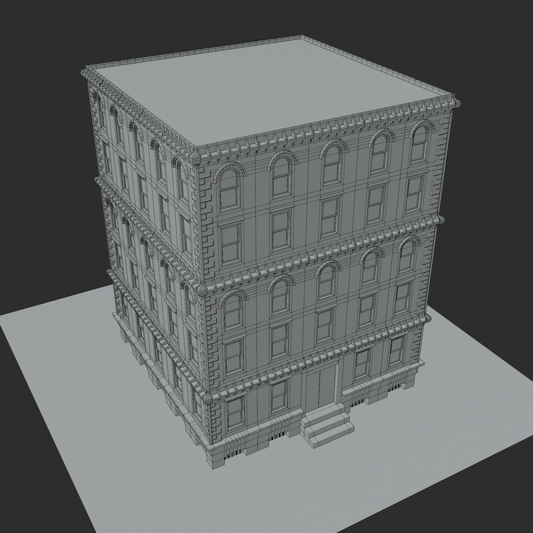 3D Building Base Mesh - TurboSquid 1757541