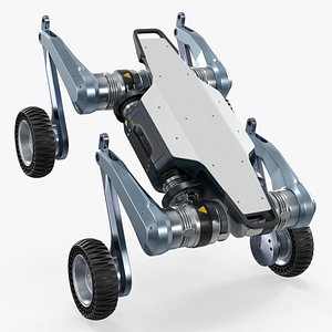 3D Lynx All Terrain Robot Rigged for Maya