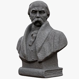 3D Taras Shevchenko Bust model