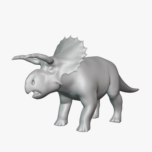 3D Avaceratops Basemesh Low Poly model
