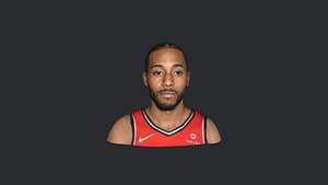 Kawhi Leonard- Realistic bust head ready 3d Model