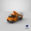 mercedes sprinter crane 3d model