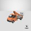 mercedes sprinter crane 3d model
