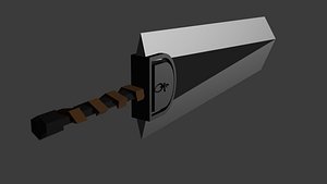 LOW POLY GREATSWORD model
