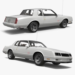 Chevrolet Monte Carlo SS Classic Coupe Vintage 3D model