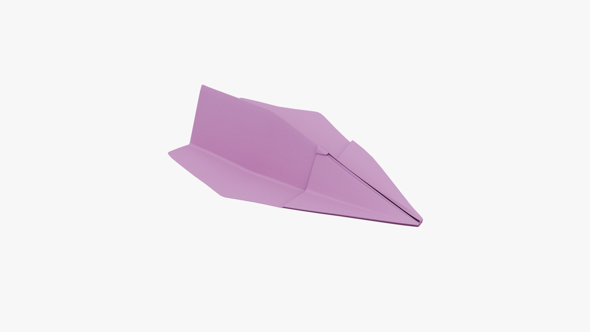 Paper Plane Pink 3D - TurboSquid 2478680