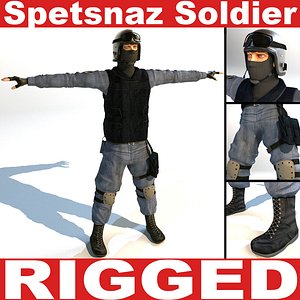 Spetsnaz Soldier (RIGGED)