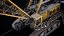 Mining Dragline Excavator Liebherr HS8300 Yellow 3D model