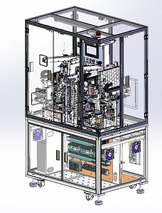 3D Automatic Planetary Gearbox Assembly Machine 3D CAD Model model
