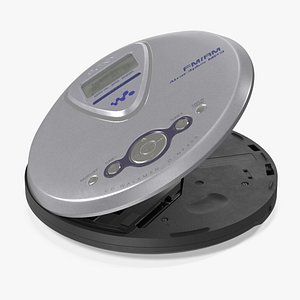 Walkman Sony Portable CD Player Open