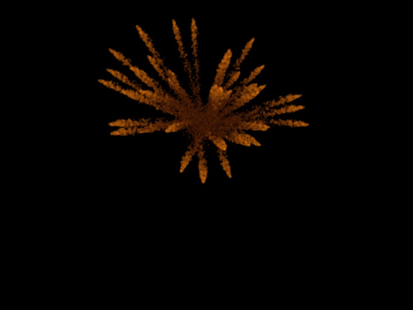 3d Fireworks Model