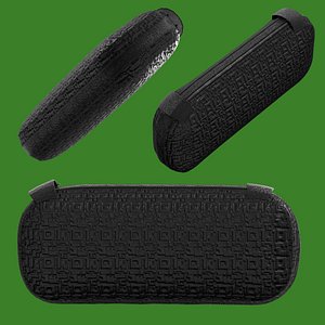 3D model Geometric Black Clutch