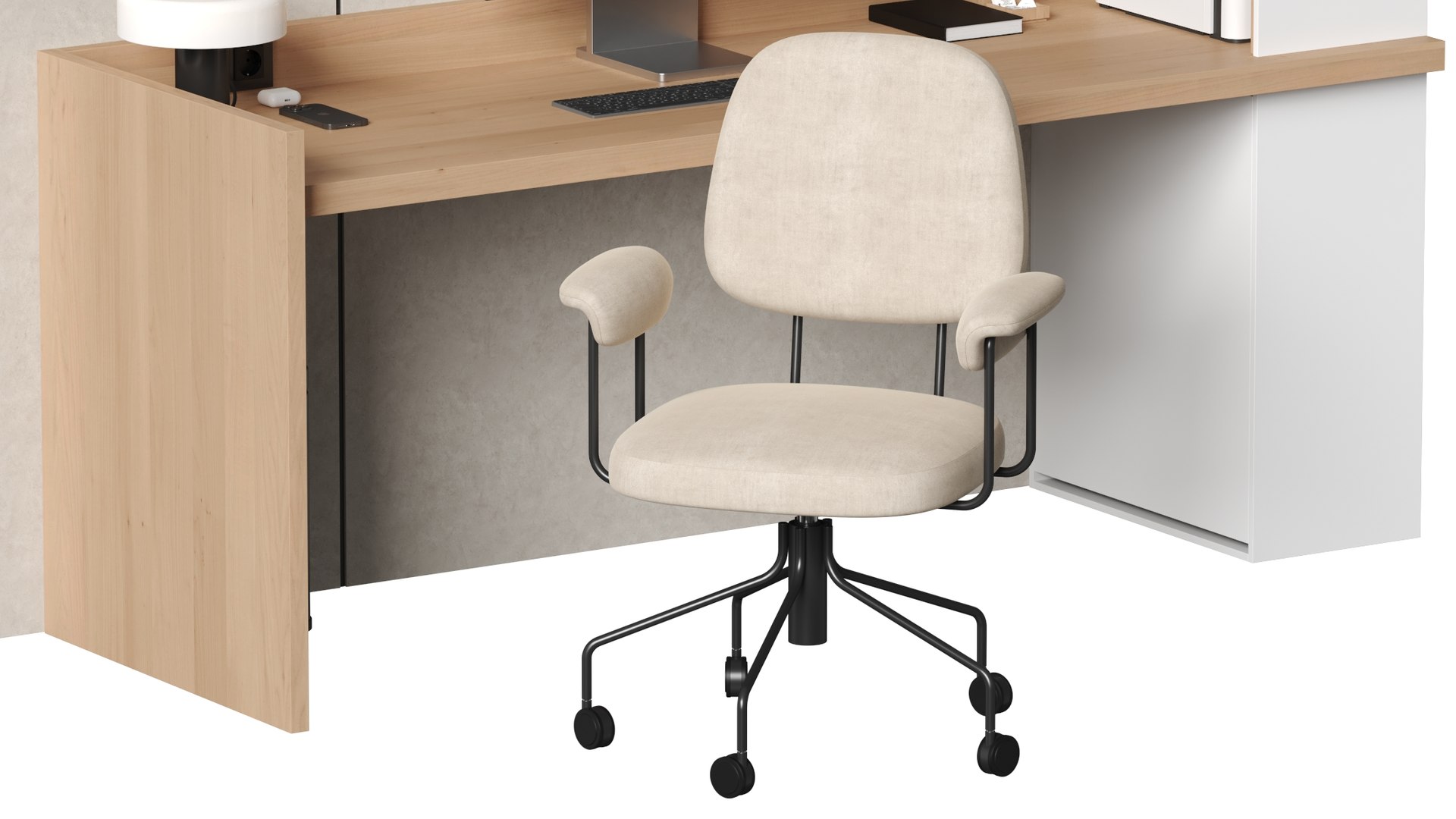 Office Workspace - 4 Model - TurboSquid 2180748