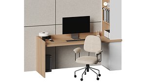 Office Workspace - 4 model