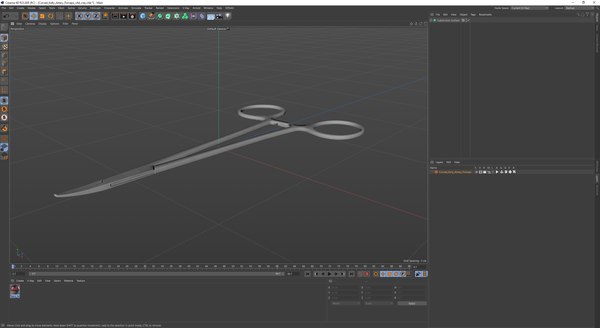 modelo 3d Pinzas curvas para la arteria de Kelly - TurboSquid 2390535