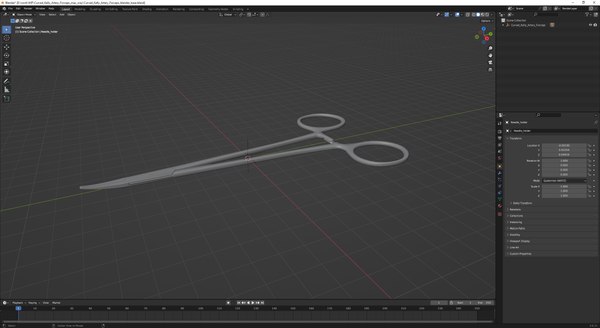 modelo 3d Pinzas curvas para la arteria de Kelly - TurboSquid 2390535