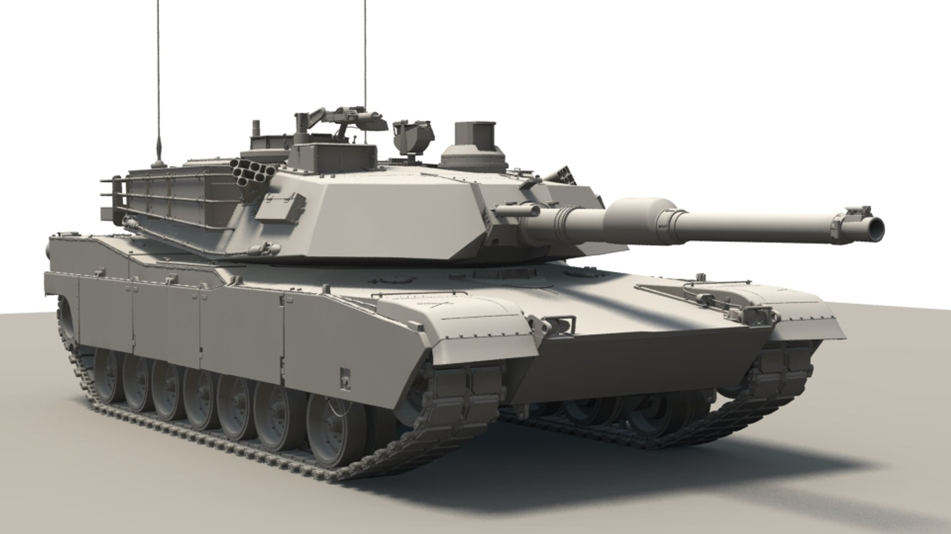 3d Tank M1 Abrams