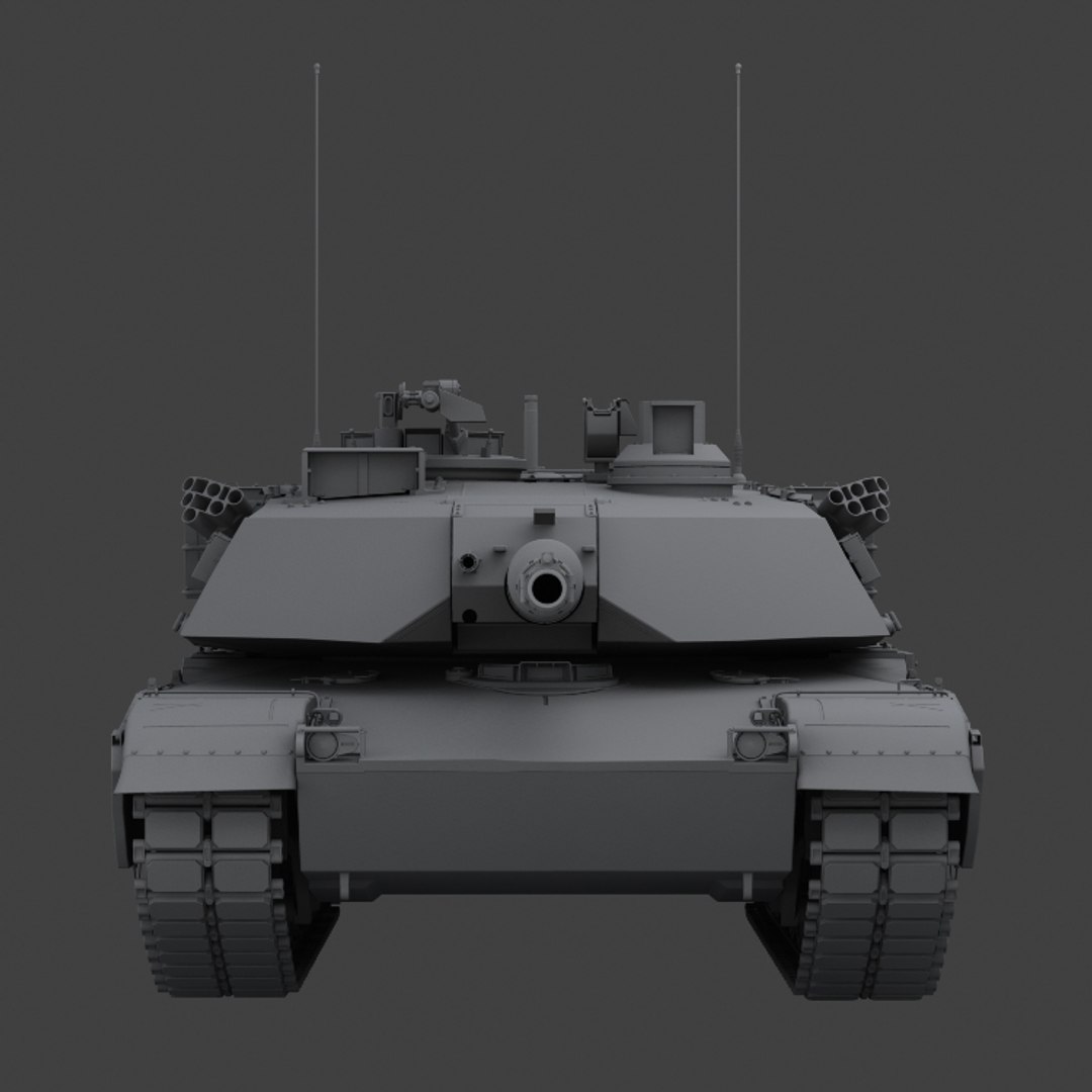 3d Tank M1 Abrams