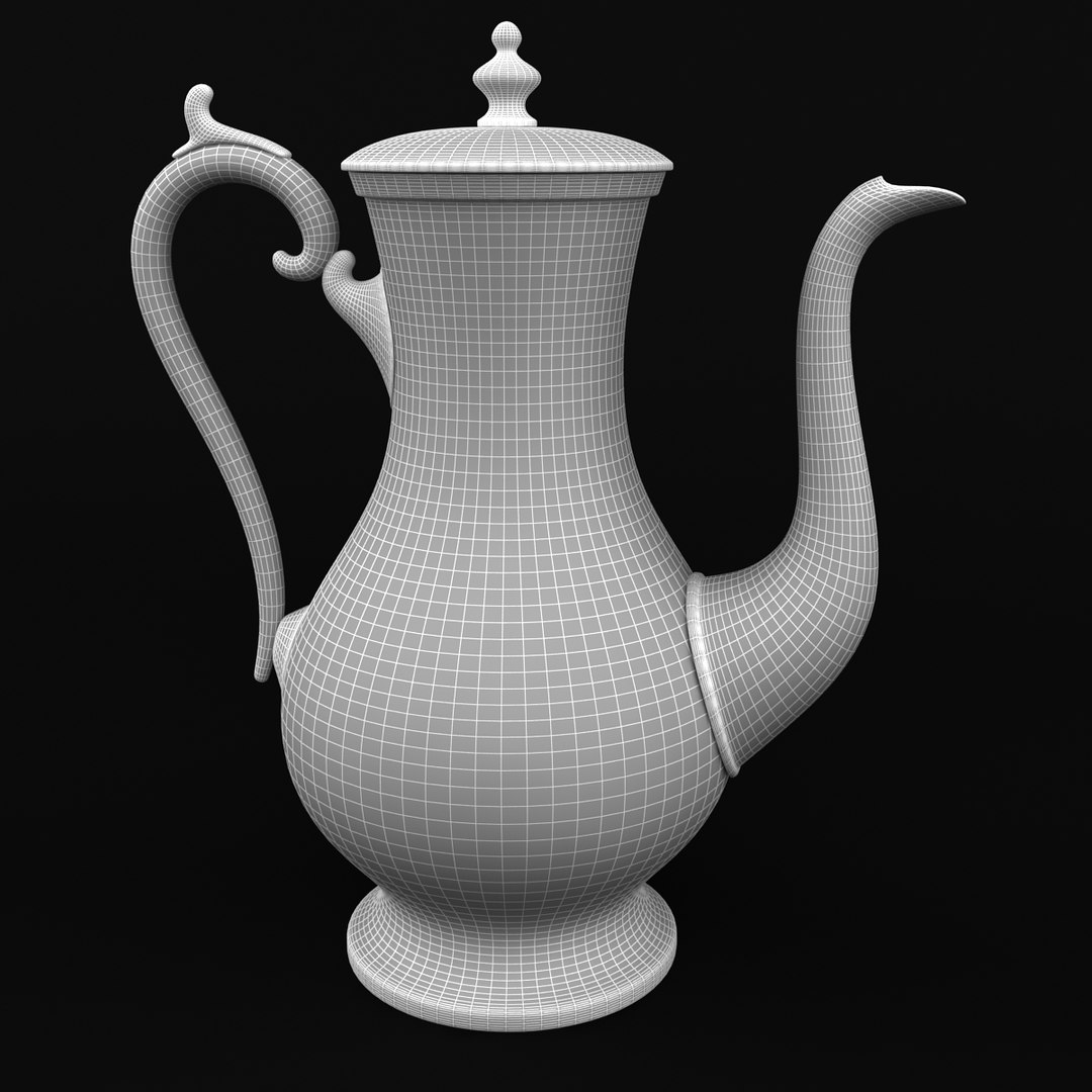 Antique Teapot Tea 3d Max
