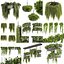 Collection plant vol 02- hanging - ampelous - bush - Cinema 4d - 3dsmax