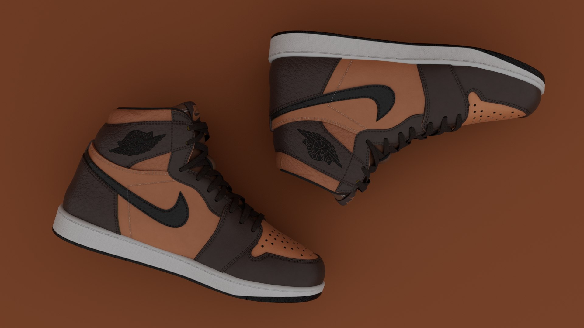 Combo AirJordan 1 Retro HighOG 3D model https://p.turbosquid.com/ts-thumb/3k/ebBNWZ/AU/jordan1retrohighog_socola_3_1/jpg/1673679639/1920x1080/fit_q87/8629ad126af5454dcbdaedf714d2eb770cf0ffcf/jordan1retrohighog_socola_3_1.jpg