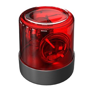 Warning Light PBR 7 model