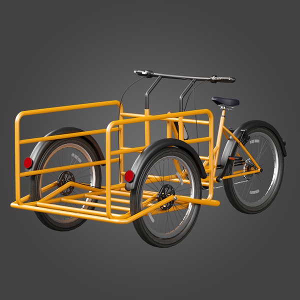 Consumir almohadilla paleta modelo 3d Bicicleta de Carga Triciclo Titan - TurboSquid 1047841