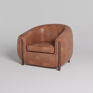 Four Hands Lyla Chair 3d Model 3D model