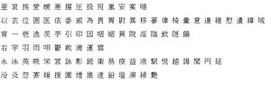 chinese msgothic set1to21 3D model
