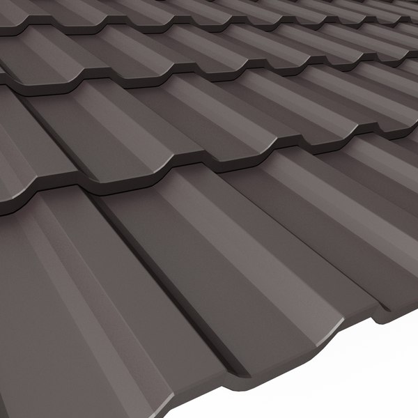 3d model of metal roofing