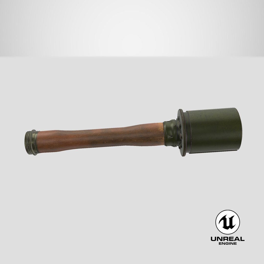 3d Model Of 24 Grenade