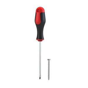 3d model flat screwdriver screw