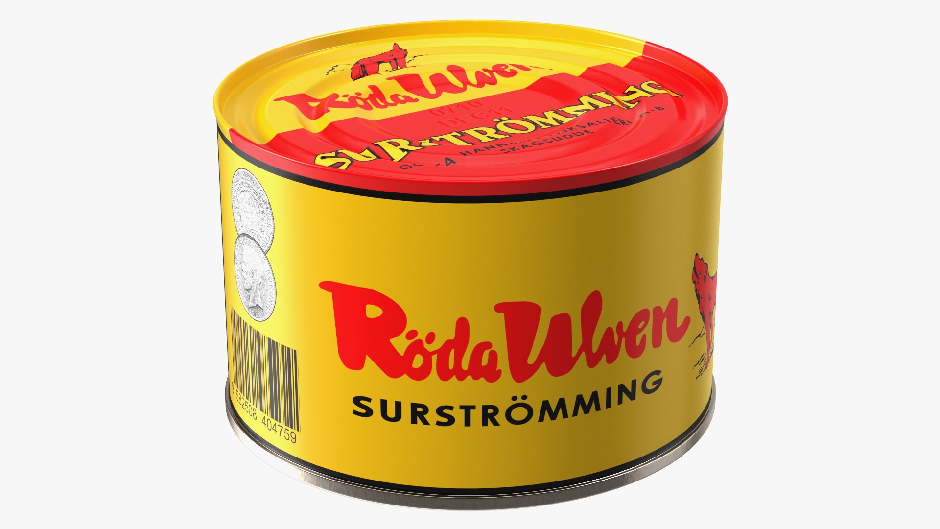 Cans of Surstromming with Can Opener Collection 3D model TurboSquid
