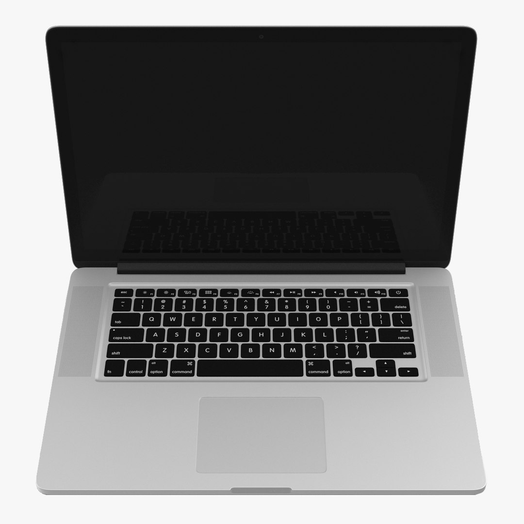 MacBook Pro with Retina Display 15 Inch Model 3D Model 3D model preview